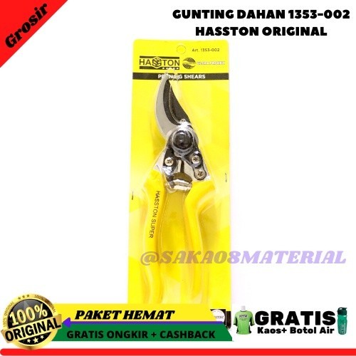 Grosir Gunting Dahan Potong Bunga Tipe 1353-002 Hasston Original / Gunting Bunga / Gunting Stek / Gu