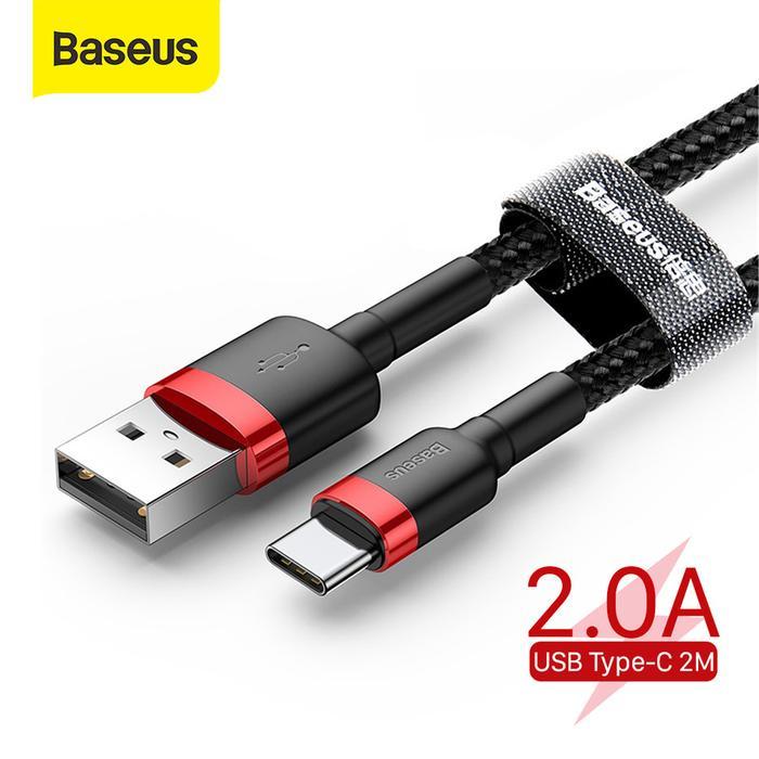 KABEL DATA TYPE-C BASEUS CAFULE CABLE FOR TYPE-C 2A 2M