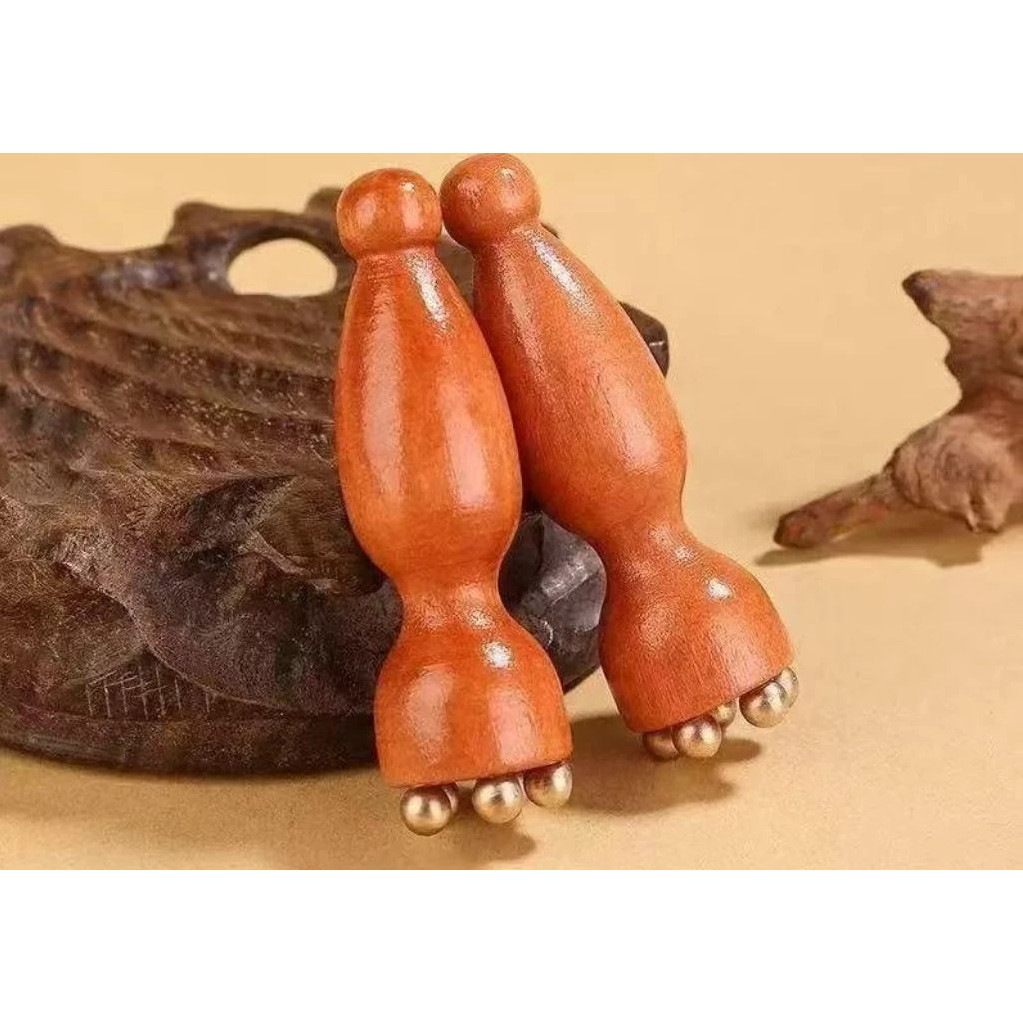 BOP ALAT PIJAT WAJAH GUASHA / GUA SHA WOOD ACUPRESSURE FACE / TOTOK WAJAH MANUAL MASSAGE