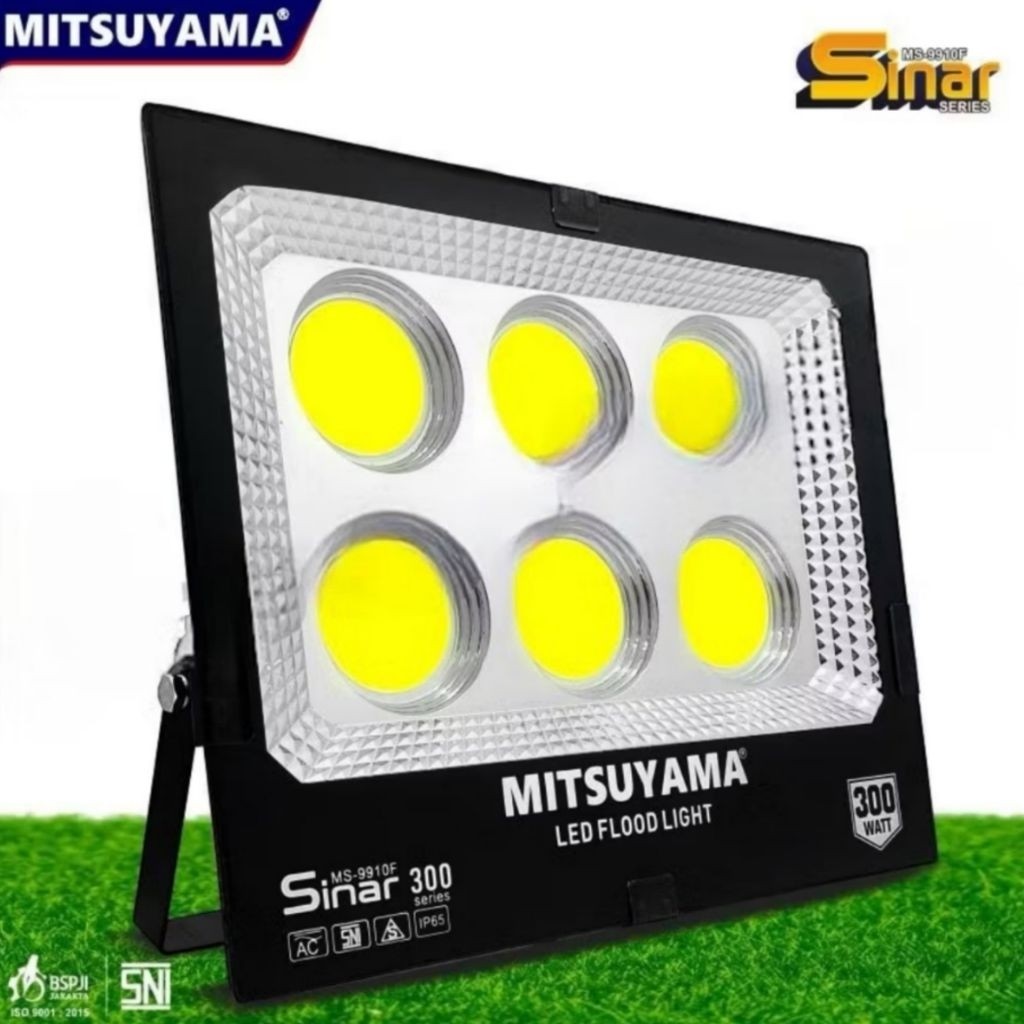 Lampu Sorot AC 200 Watt LED COB Cahaya Putih Mitsuyama Sinar 200 Watt LED Flood Light