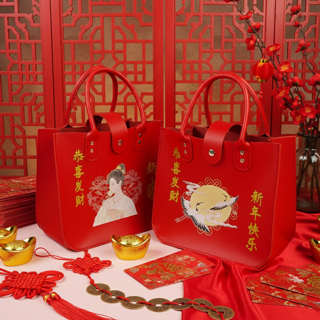 Tas Hampers Imlek / Hampers Bag CNY Imlek / Tote bag / Goodie bag / Souvenir Bag / Tas Souvenir Imle