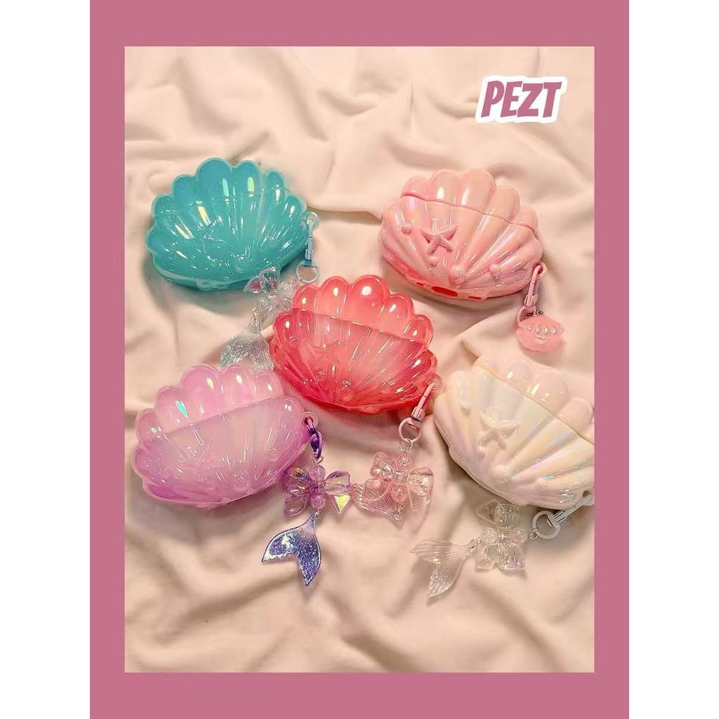 3D Lovely Luxurious Glitter Seashell Conch Case for Samsung Galaxy Buds3 Pro Cover for Airpods pro3 