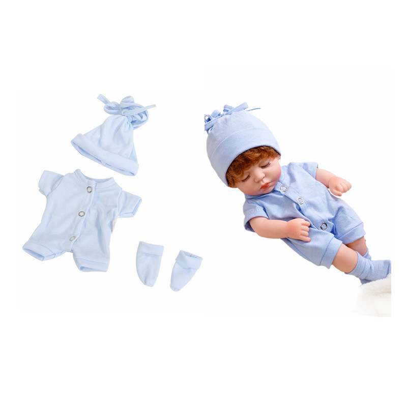 Baby Reborn Dolls Clothes for 30cm Baby Doll Dress Pajamas Jumpsuit Doll Clothes for 12 in Reborn Do