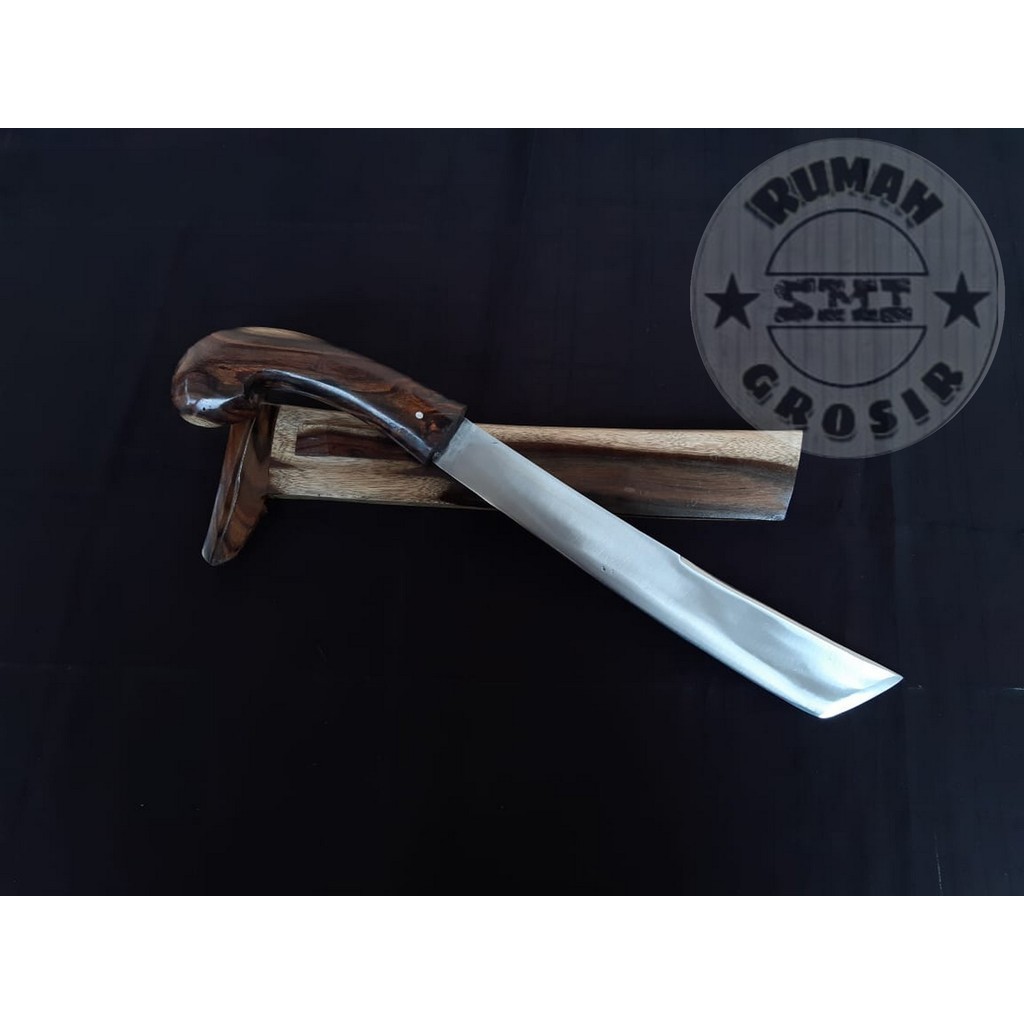 GOLOK Kopak Rawing Asli Cibatu Baja Per kayu sonokeling panjang 45 cm