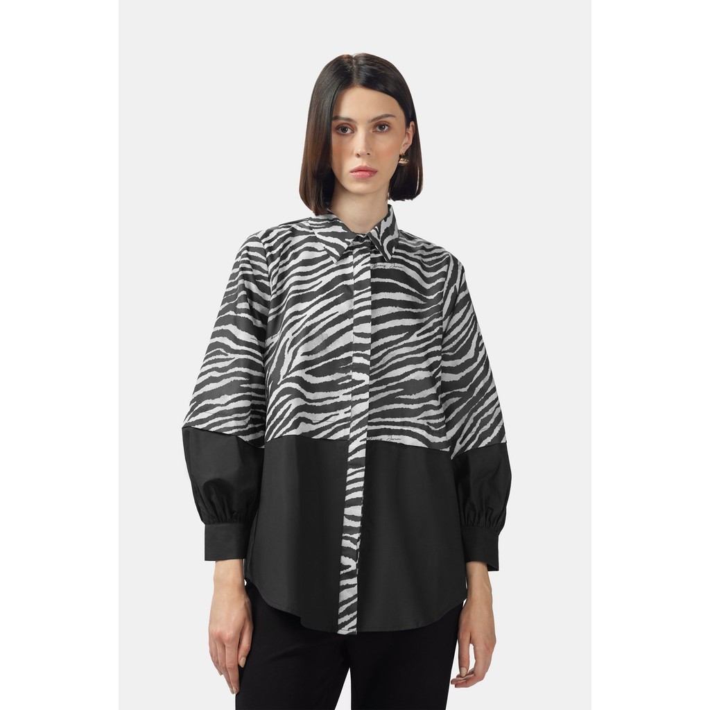 Benang Jarum - Call Of The Wild Cotton Shirt - Stone