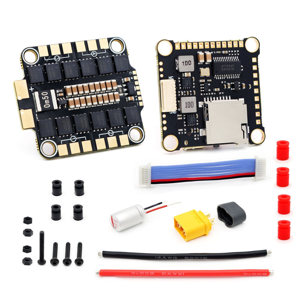 F4 V3S PLUS FC Flight Controller BetaFlight/INAV BLS-60A 4in1 ESC OSD with Brushless ESC for RC QAV/