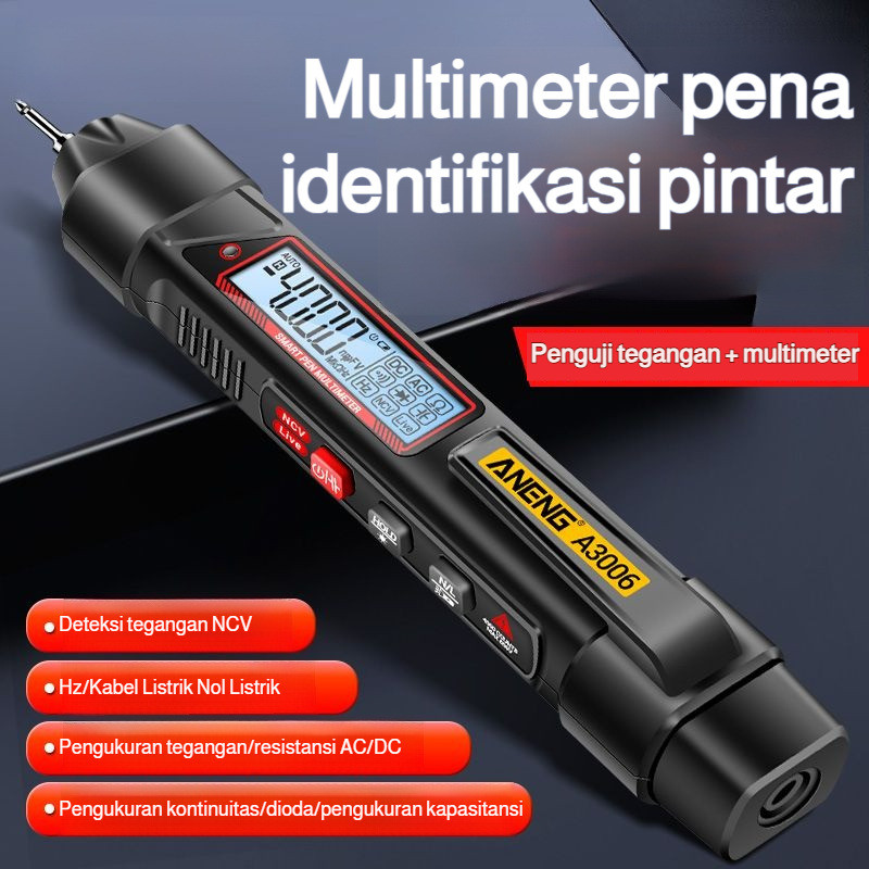 Portabel dan Akurat  JMY Multimeter Pen Digital Multifungsi Presisi Tinggi Multimeter Digital/Pen Mu