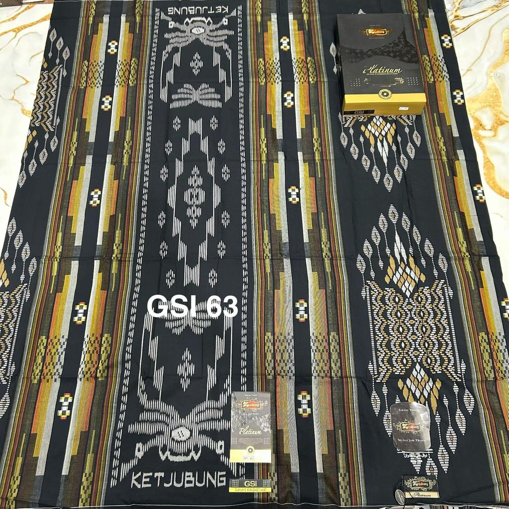sarung ketjubung platinum gsi gold tis  gjk dis hitam original