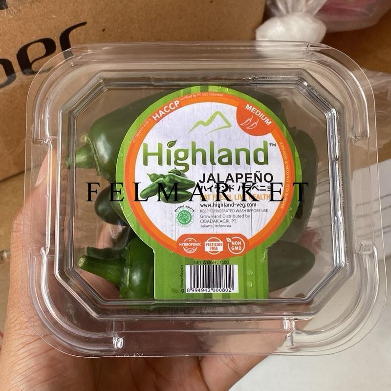Highland Jalapeno Medium / Cabe Jalapeno Fresh / Pack