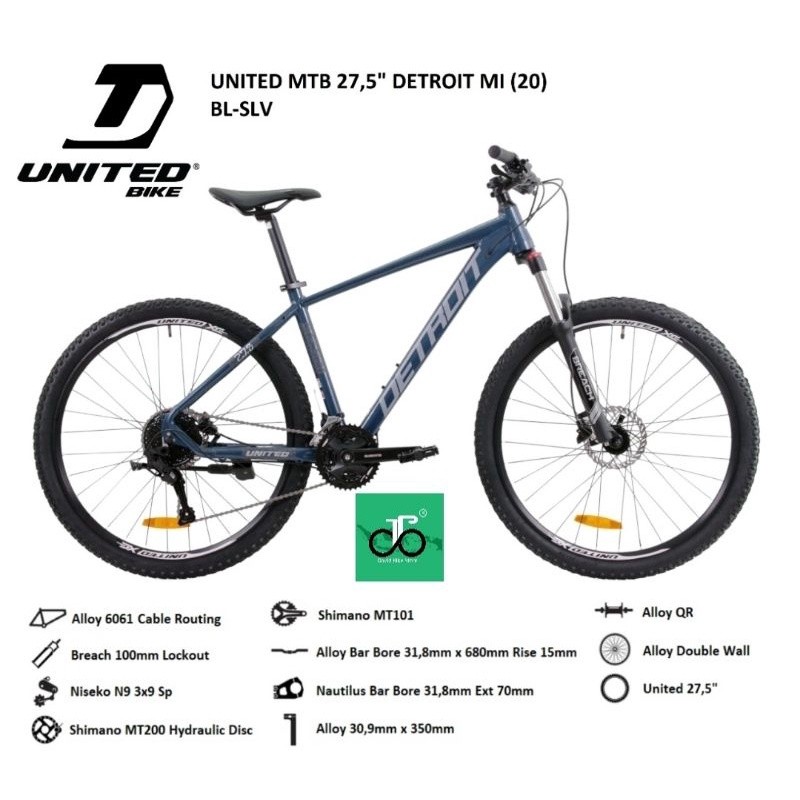 Sepeda MTB 27.5"/29" United Detroit MI (DETROIT M I) SALE