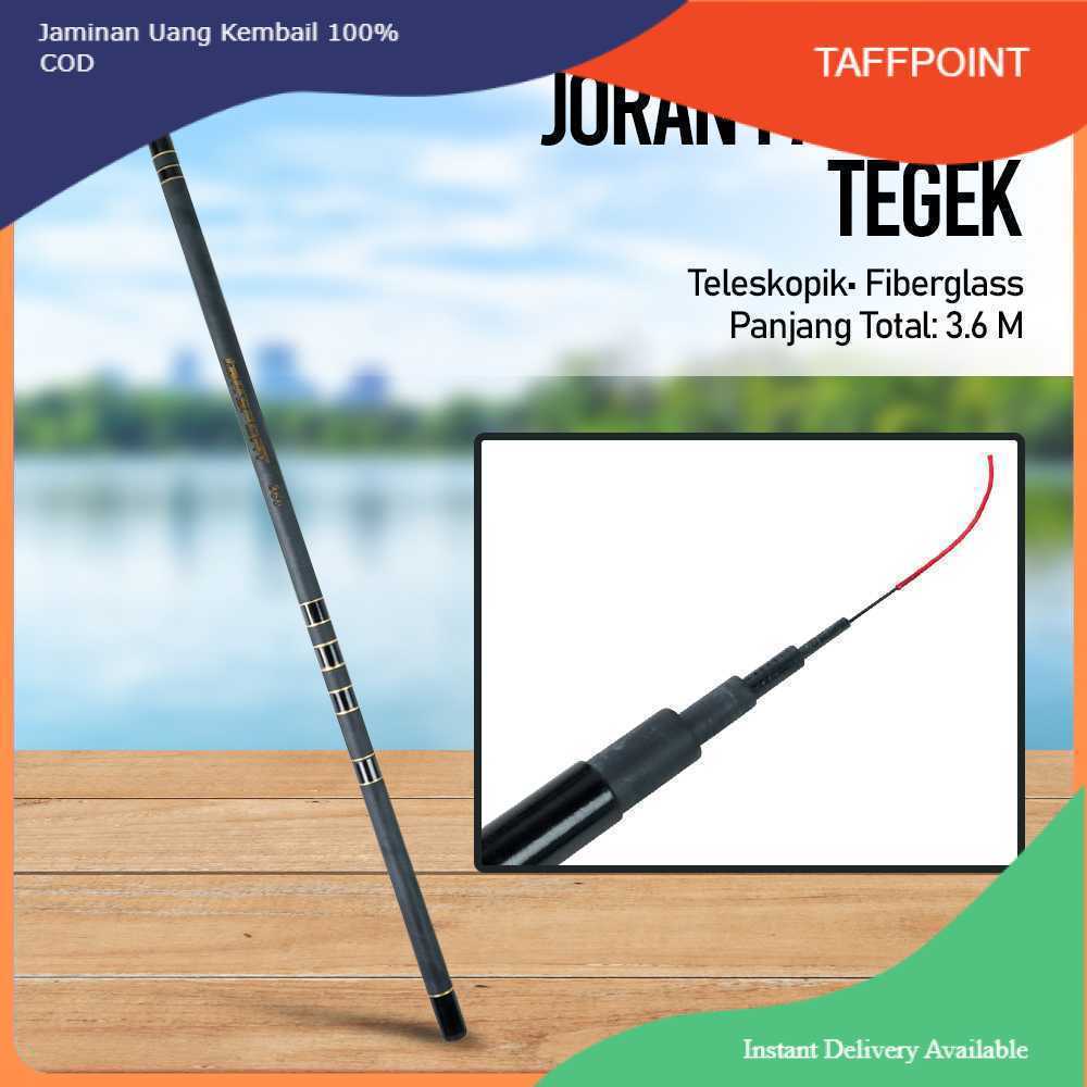 TaffSPORT Joran Pancing Tegek Fiberglass Fishing Rod - 360