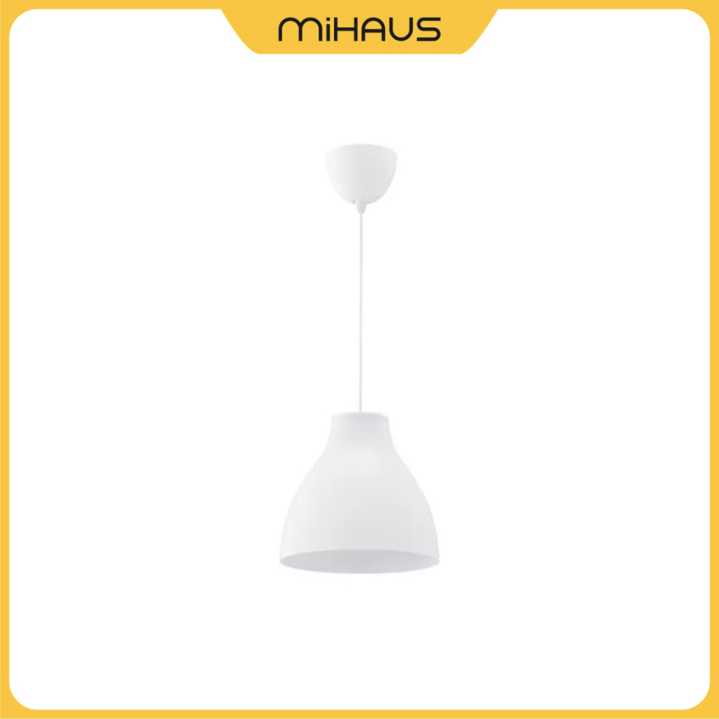 NEW ARRIVAL IKEA  MIHAUS IKEA MELODI Lampu gantung, putih, 28 cm