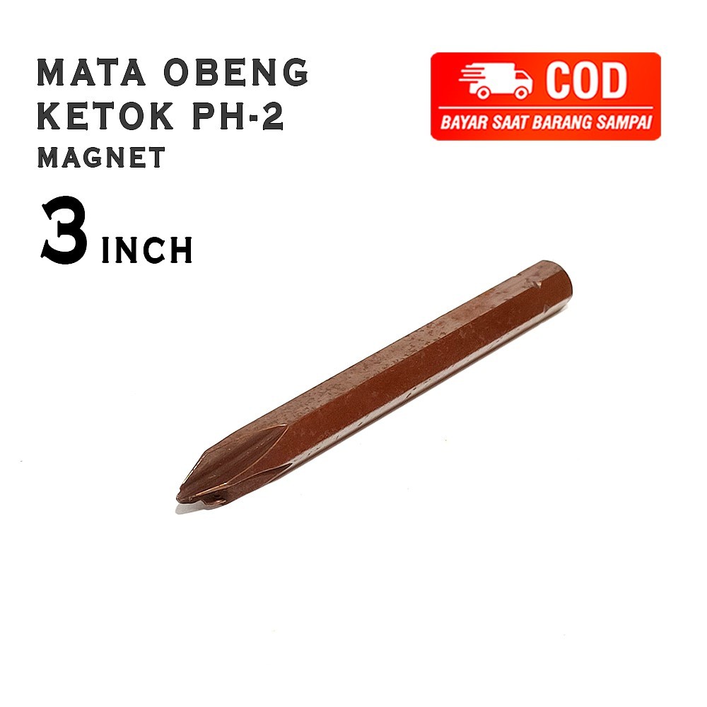MATA OBENG KETOK + PH2 OBENG GETOK SATUAN MEREK ORIGINAL TEKIRO