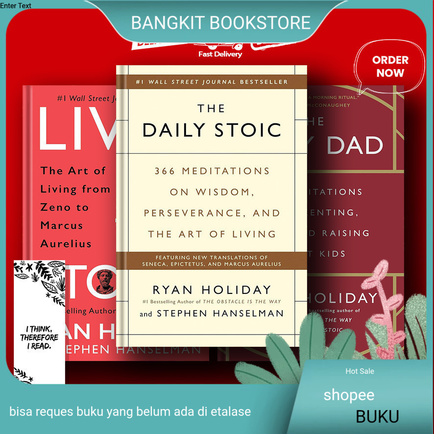 bukuThe Daily Stoic | The Daily Stoic Journal | Lives of the Stoics - Ryan Holiday (English)