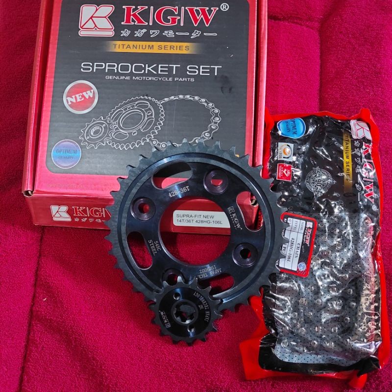 KATLENSHOP Gear Set Supra Fit New, Karisma,Supra 125 Revo Fit Kgw