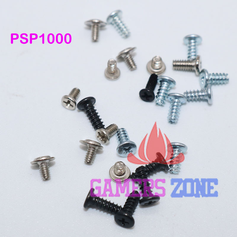 For PSP1000  2000 3000 Screws Full Screw Set Repair Parts for Sony PSP 1000 1001