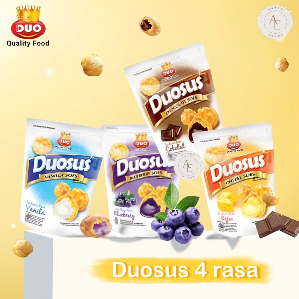 Duosus Kue Soes Kering Mini kemasan 35 gr