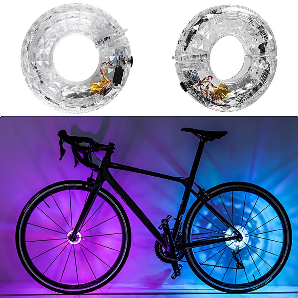 Durable Hub Lights  Smart Multi Modes Bicycle Hub Lights  High Strength Bicycle Hub Lights
