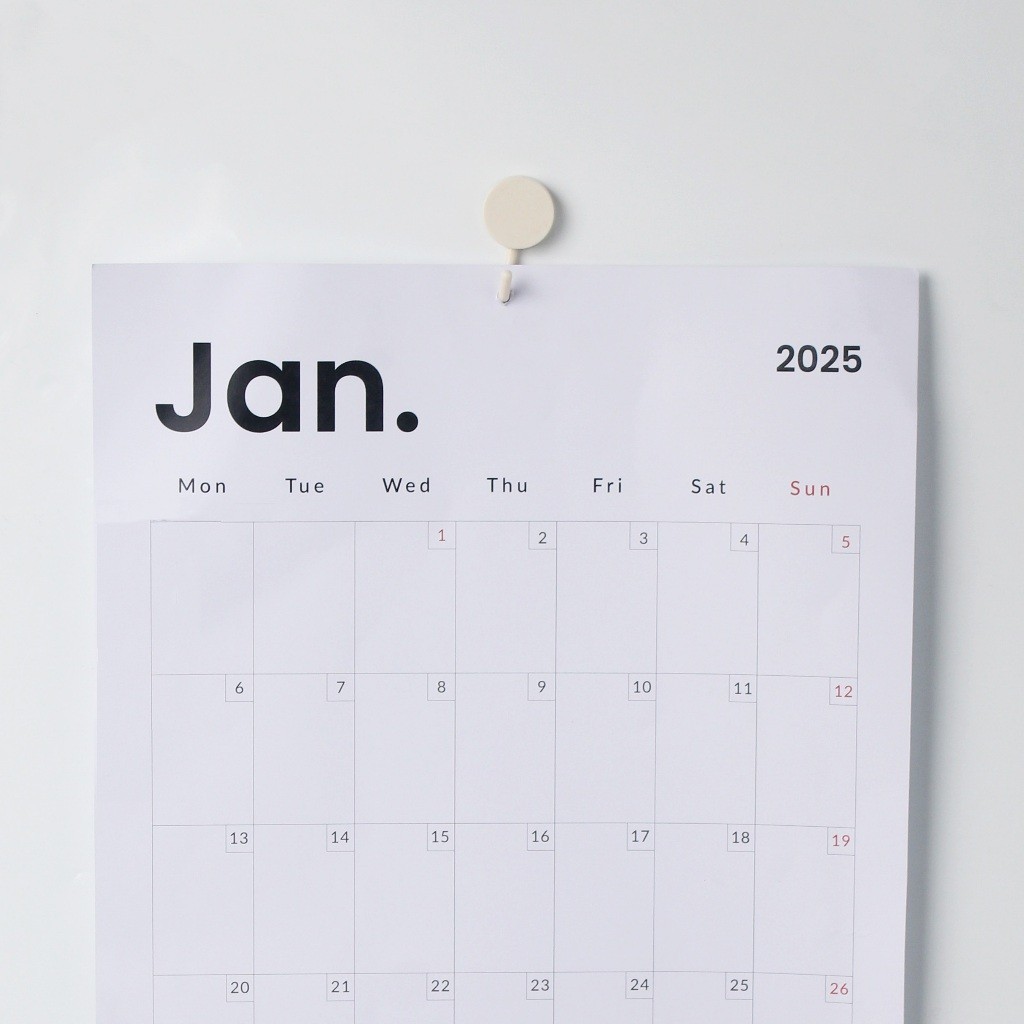 Kalender Dinding Aesthetic 2026 - Kalender 2026