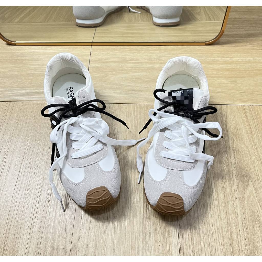 CF 822 Sepatu Flow Runner Low Top Sneakers Fashion 1cm With Box Bisa Cod