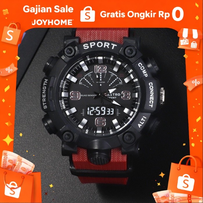 JAM TANGAN PRIA GASTRO SPORT JAM TANGAN ANALOG  ANTI AIR