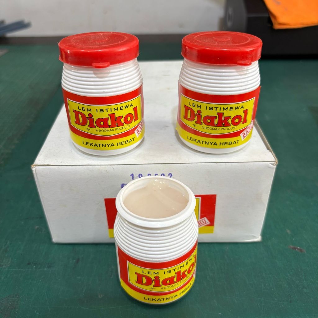 Lem Kertas DIAKOL Putih Tanggung Sedang / Lem Istimewa Diakol / Lem Glukol / Lem Ingus / Lem Putih