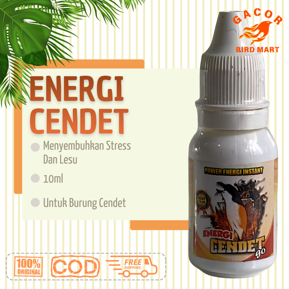 Energi Cendet Go vitamin penggacor burung burung pentet cendet