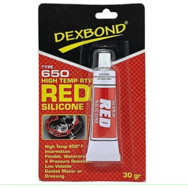 DEXBOND Red Silicone Lem Silikon Sealer Gasket MERAH (PCS)