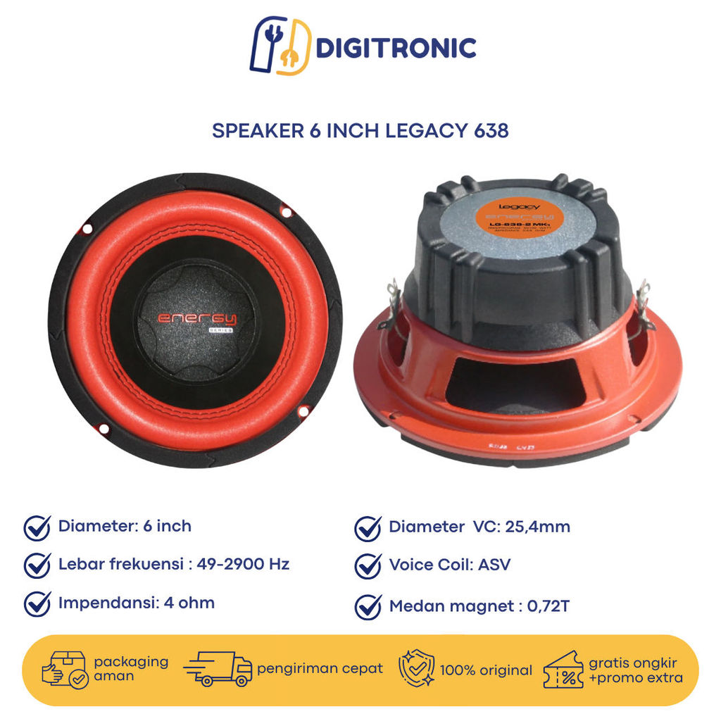 SPEAKER 6 INCH LEGACY 638