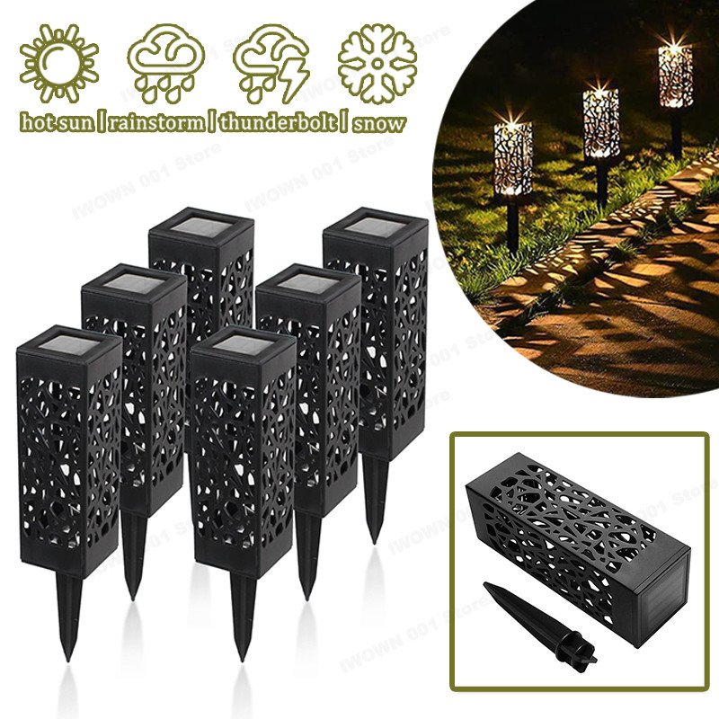 Solar Garden Light Outdoor Solar Hollow Lawn Lamp Decoration Lighting Waterproof For Pathway rd Park