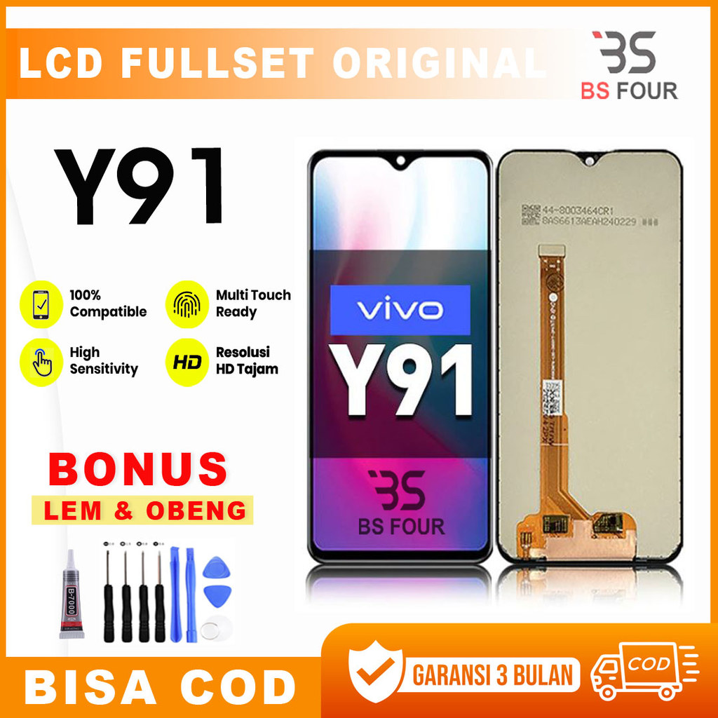 LCD VIVO Y91 Original Touchscreen Fullset ori asli COD