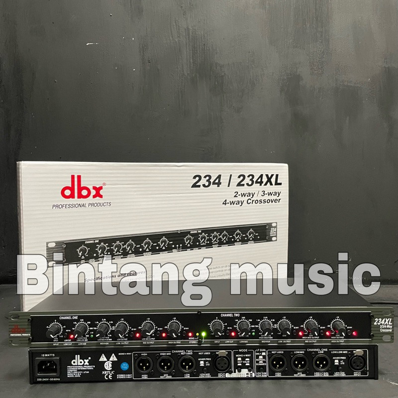 crosover dbx 234xl kualitas bagus dbx 234 xl 4 way