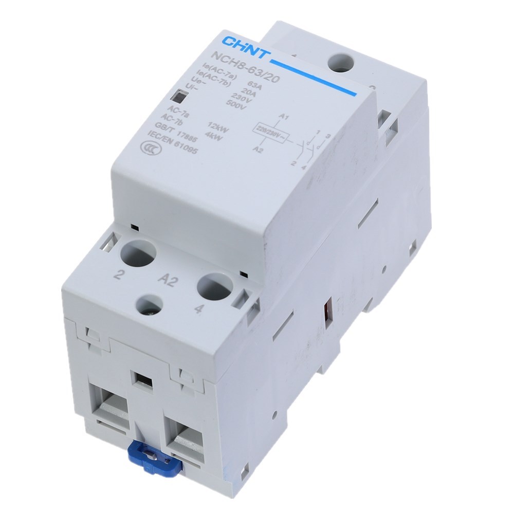 NT N8-63/20 2 Pole 63A 2NO N rail contactor household modular contactors Modular AC Contactor