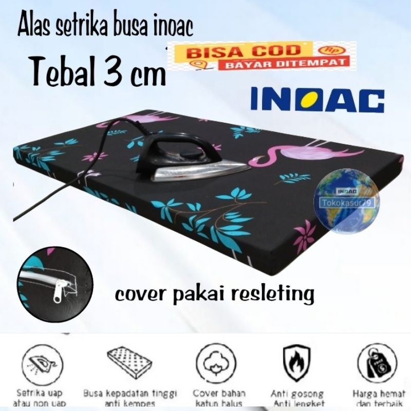 alas setrika busa.tebal 3cm, alas setrika inoac, alas setrika busa, alas setrika busa inoac. , alas 