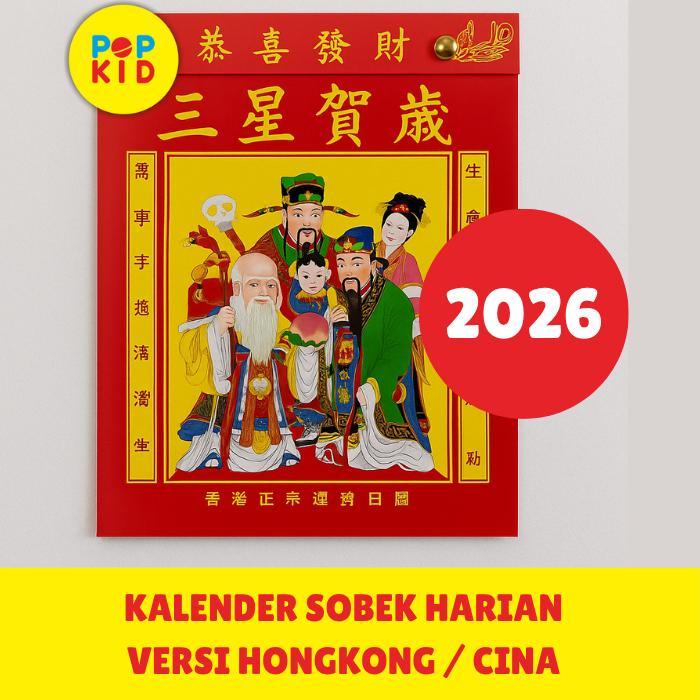 KALENDER HARIAN 2026 - KALENDER SOBEK HONGKONG ARAB CINA KOMPLIT TERMURAH