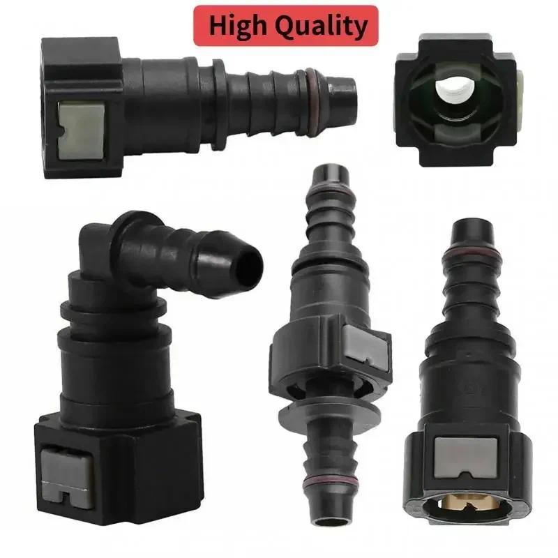 Auto Fuel Line Hose Coupler ID6 7.89 9.89 ID10 11.80 Nylon Rubber Oil Coupler Car Fuel Quick Release