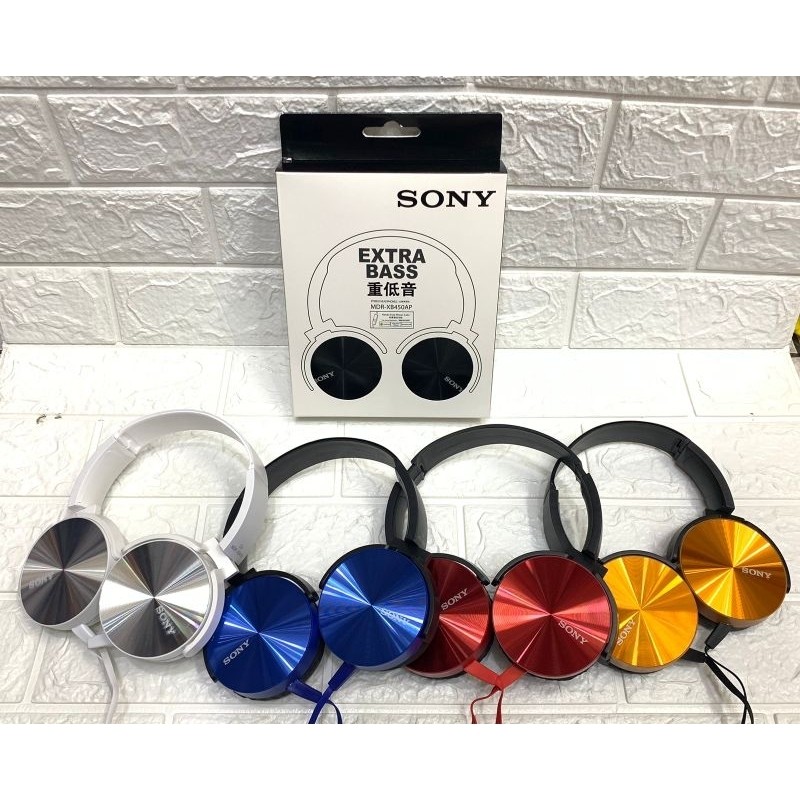 Handfree Headphone Headset Earphone Bando Sony Extra Bass Kabel XB450/PPT450 Extra Bass Universal