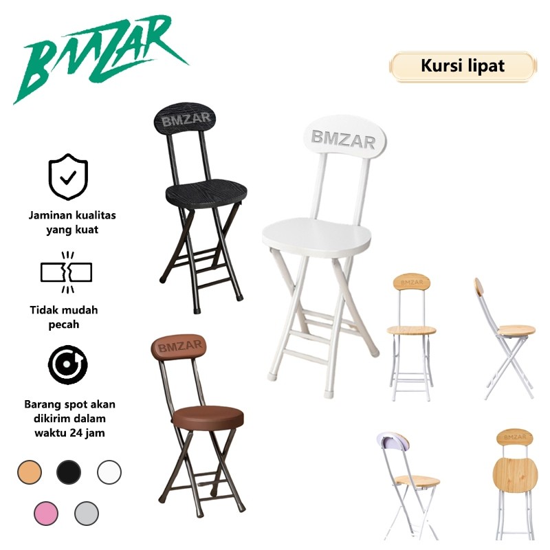 happymeStore -  Kursi Lipat Kursi Belajar Kursi Kerja Bangku Lipat Portable Kursi Kayu Lipat Kursi B
