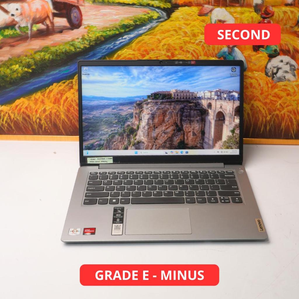 LENOVO 82VF AMD RYZEN 3 7320U 8 GB (14") GRADE E - MINUS LAPTOP SECOND ORIGINAL SINAR MUTIARA CELL