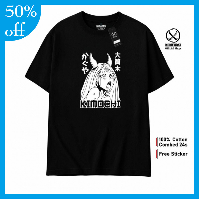 Kaos Anime OTSUTSUKI HENTAI KIMOCHI / Kaos DIstro Jepang / Kaos Hentai / Baju Distro Pria Wanita Cot