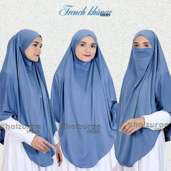Kautsar Hijab French Khimar Jersey Premium Jumbo