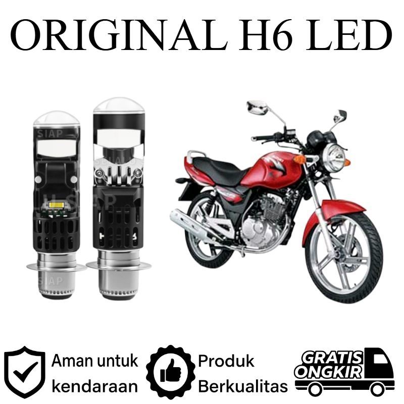 ORIGINAL 1pcs Lampu depan LED H6 Mini BiLED motor Suzuki Thunder 125 Lie Cheng