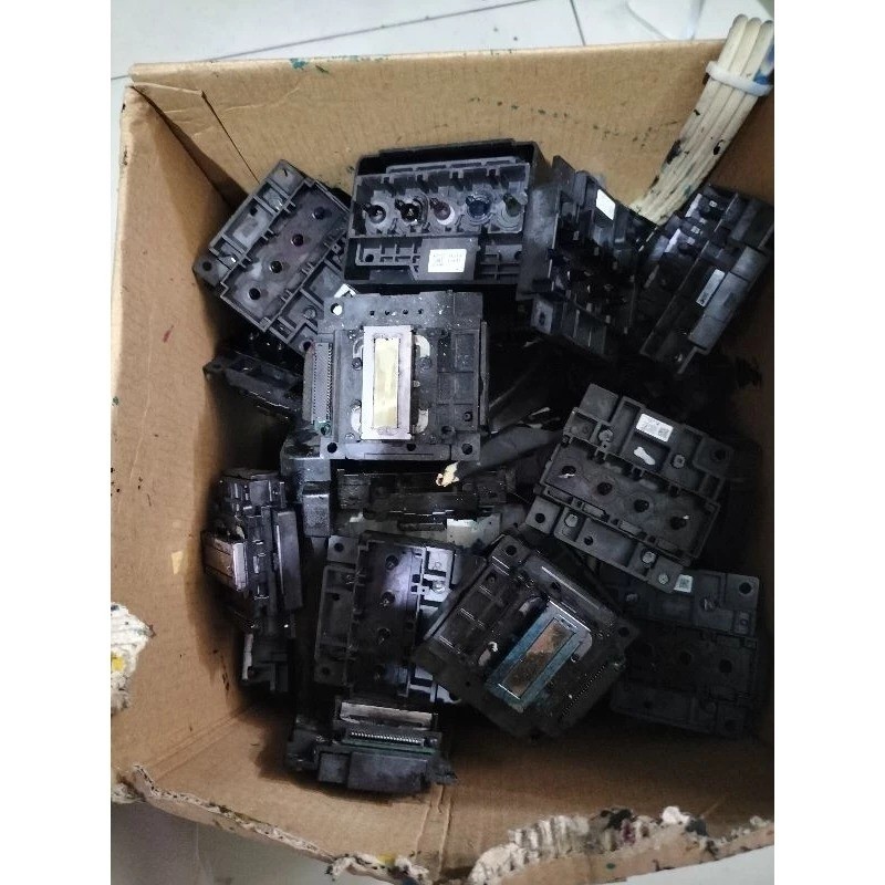 Print Head Bekas Epson L310 L110 Random kebanyakan hasil Blank atau kosong engga keluar hasil No Kom
