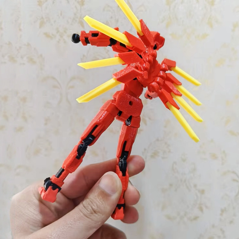 14cm Ultrakill 3D Printed PVC Action Figure V1 V2 Robot Model Kit  with Movable Joints  DIY Assembly