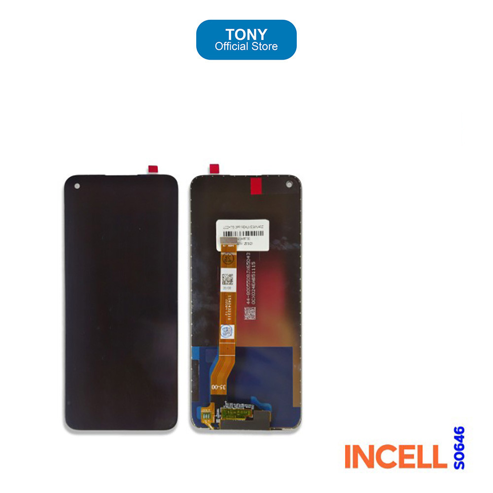LCD Touchscreen REALME 9I NARZO 50 - OPPO A96 K10 Incell Black Hitam - REALME 9I LCD