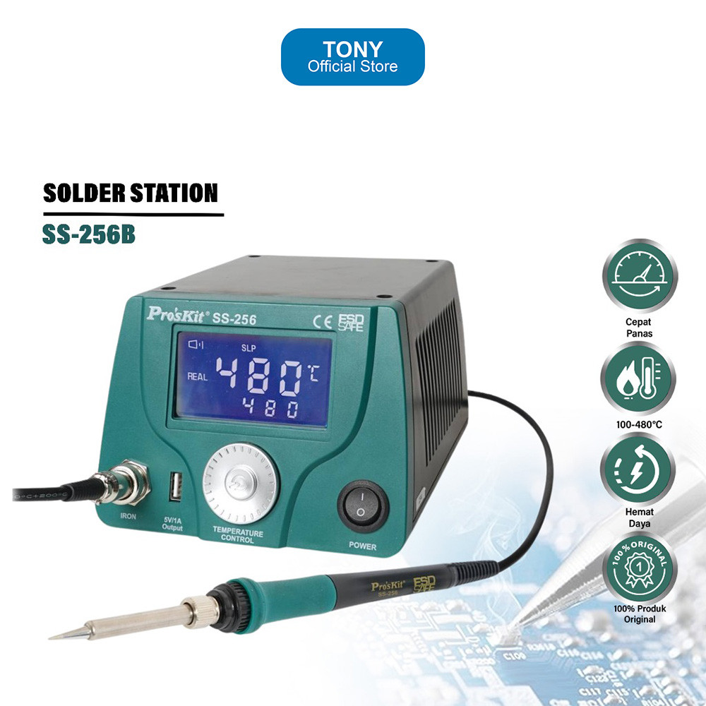 Proskit SS-256B LCD Smart Soldering Station