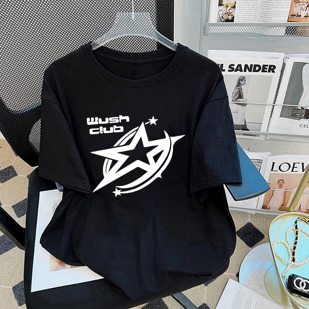 Premium  Oversize Star print T-shirt  Korean Style  shirt