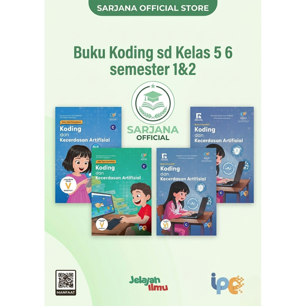 Buku Koding sd kelas 5 dan 6 Intan Pariwara edisi baru
