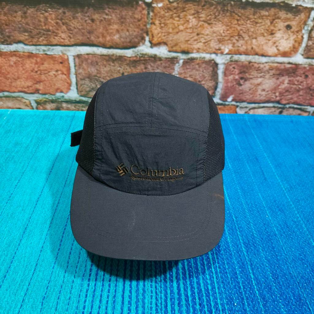 Topi Outdoor COLUMBIA Topi Kasual pria warna hitam peka keren bagus