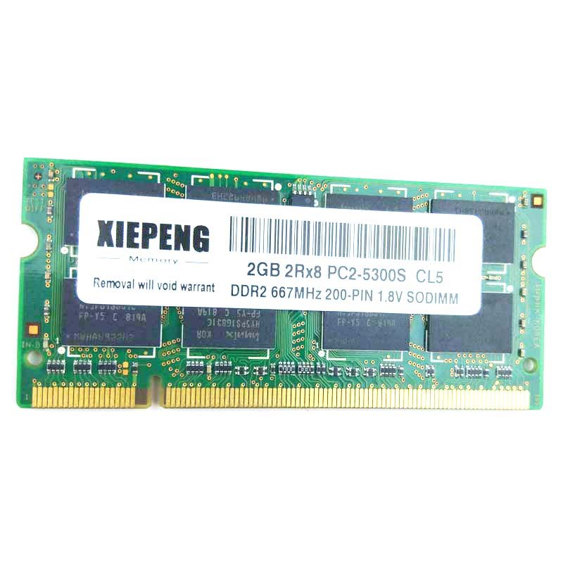 Laptop RAM 2GB 2Rx8 PC25300S DDR2 1gb 667 MHz 4G pc2 5300 for Q308 Q68 R23 R18 R25 R20 Q1 X11 X22 R1